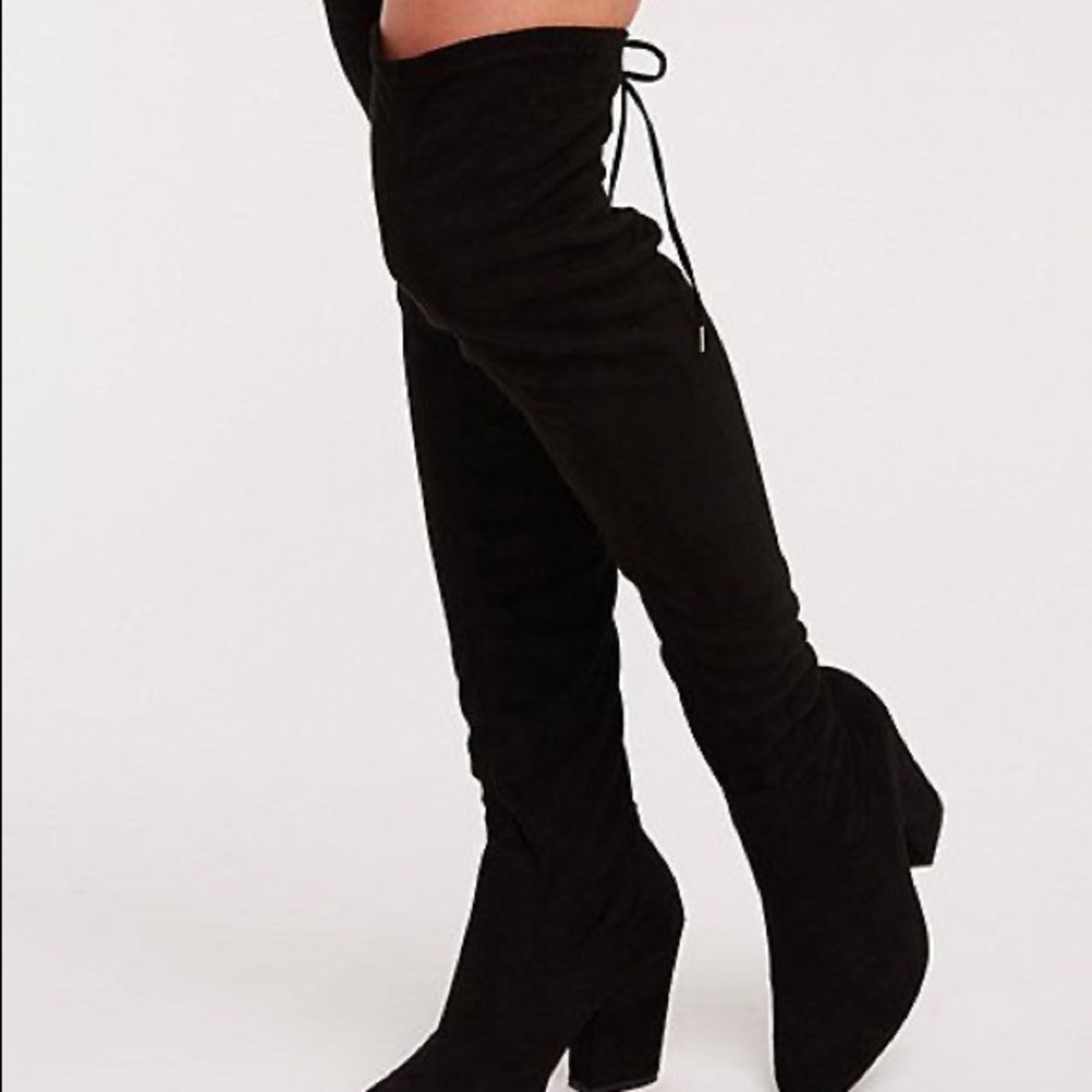 Over the Knee Heeled Boots size 9